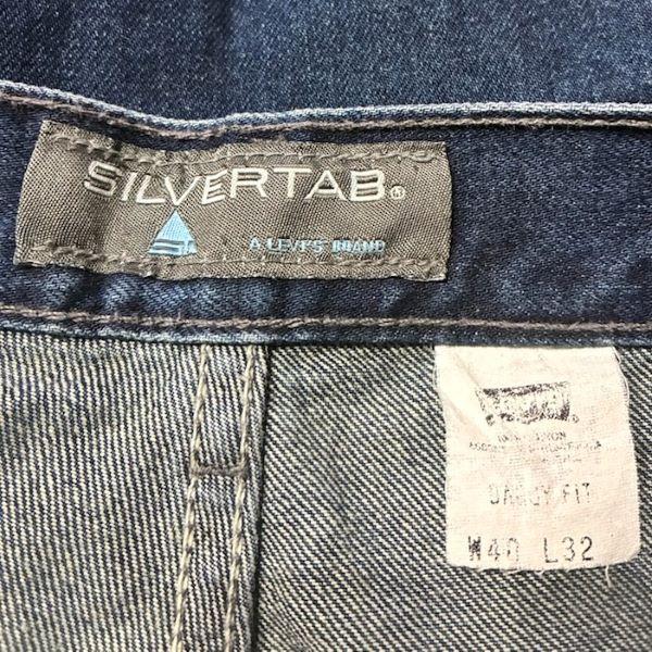 LEVI'S SILVER TAB リーバイス シルバータブ 00s BAGGY FIT バギーデニムパンツ W40 Indigo ワイドジップフライ ジーンズ ボトムス g26119 |  | 02