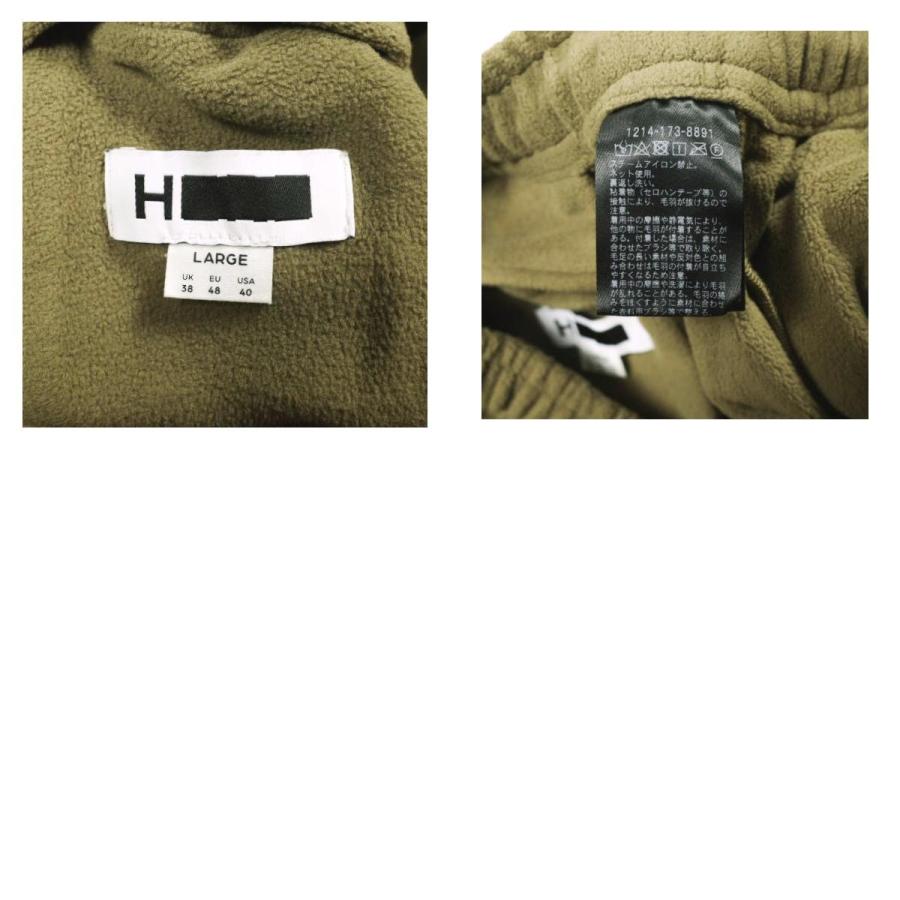 H BEAUTY＆YOUTH エイチ ビューティーアンドユース フリースM-65カーゴパンツ 1214-173-8891 L MD.BROWN イージー ボトムス g26126 |  | 09