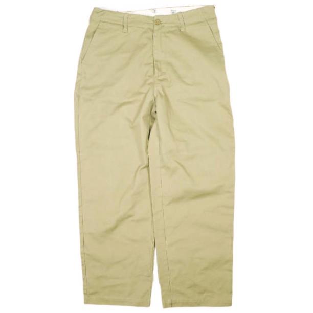 UNIVERSAL OVERALL x JOURNAL STANDARD relume ユニバーサル オーバーオール 19AW 別注 T/C TWILL WIDE PANTS ワイドパンツ 30 BEIGE | 