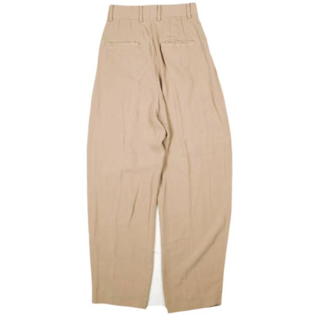 6 ROKU BEAUTY＆YOUTH ロク ビューティーアンドユース GEORGETTE TUCK PANTS ジョーゼットタックパンツ 8614-202-0175 34 BEIGE g26142 |  | 01