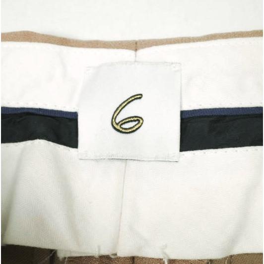 6 ROKU BEAUTY＆YOUTH ロク ビューティーアンドユース GEORGETTE TUCK PANTS ジョーゼットタックパンツ 8614-202-0175 34 BEIGE g26142 |  | 03