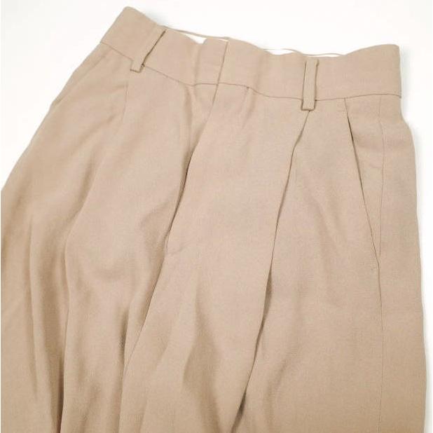 6 ROKU BEAUTY＆YOUTH ロク ビューティーアンドユース GEORGETTE TUCK PANTS ジョーゼットタックパンツ 8614-202-0175 34 BEIGE g26142 |  | 04