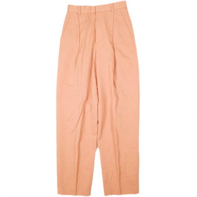 6 ROKU BEAUTY＆YOUTH UNITED ARROWS ロク 22AW 日本製 KARSEY PANTS 22FW 高密度 タックパンツ 8614-299-0502 34 シャーベット | 