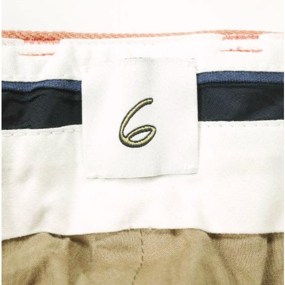 6 ROKU BEAUTY＆YOUTH UNITED ARROWS ロク 22AW 日本製 KARSEY PANTS 22FW 高密度 タックパンツ 8614-299-0502 34 シャーベット |  | 03