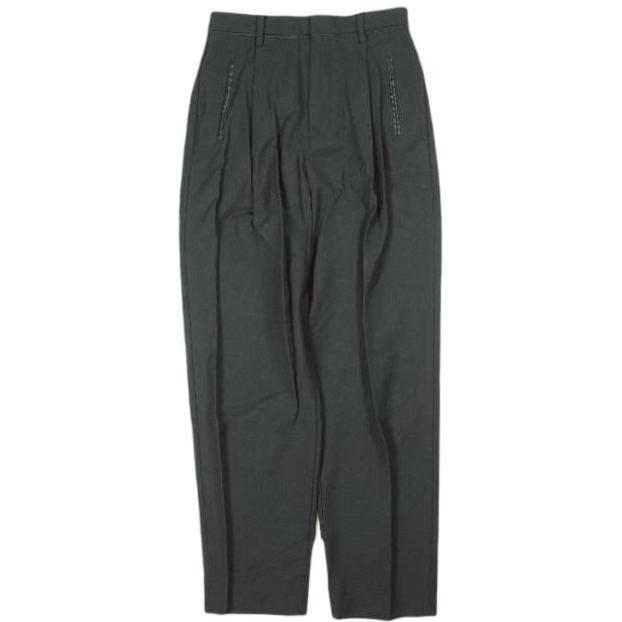 UNITED TOKYO ユナイテッドトウキョウ 日本製 タックテーパードパンツ 141440001 2 BLACK STUDIOUS スラックス ボトムス g26146 | 