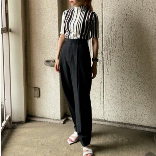 UNITED TOKYO ユナイテッドトウキョウ 日本製 タックテーパードパンツ 141440001 2 BLACK STUDIOUS スラックス ボトムス g26146 |  | 02