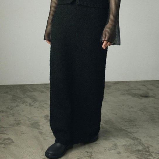 anuke アンヌーク 24AW Knotyarn Knit Skirt ノットヤーンニットスカート 62420801 36 BLACK ロング マキシ ボトムス g26147 |  | 02