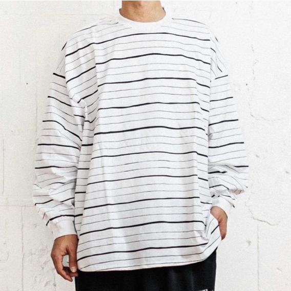Stripes For Creative ストライプフォークリエイティブ S.F.C 25SS SUPER BIG MIX SIDE STRIPES LS TEE ロングスリーブTシャツ XL WHITE |  | 02