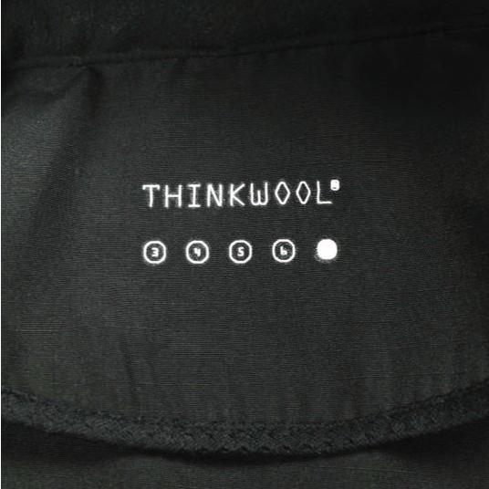 THINKWOOL シンクウール 24AW TW SHOWERPROOF JACKET TW シャワープルーフジャケット TW011-04-24A 7(XL) BLACK スタンドカラー ブルゾン |  | 03