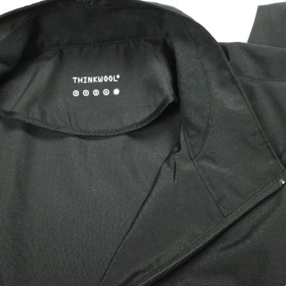 THINKWOOL シンクウール 24AW TW SHOWERPROOF JACKET TW シャワープルーフジャケット TW011-04-24A 7(XL) BLACK スタンドカラー ブルゾン |  | 07