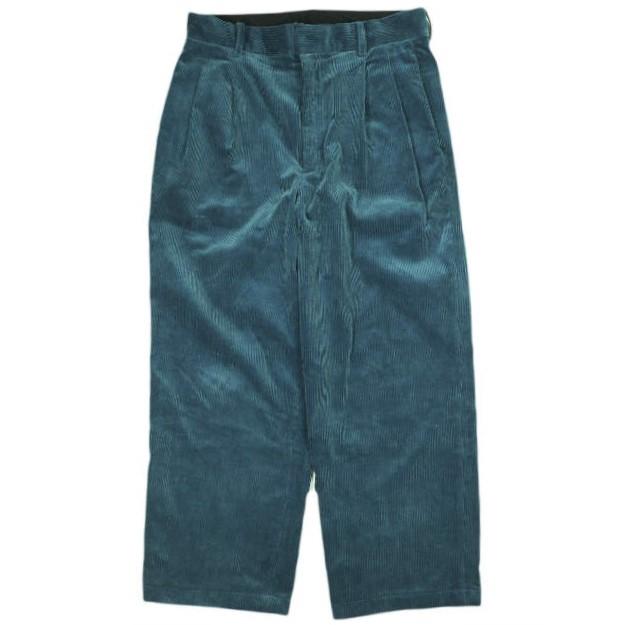 coupronde クープロンド 24AW 日本製 corduroy pants 2タックコーデュロイパンツ 50 blue ボトムス g26177 | 
