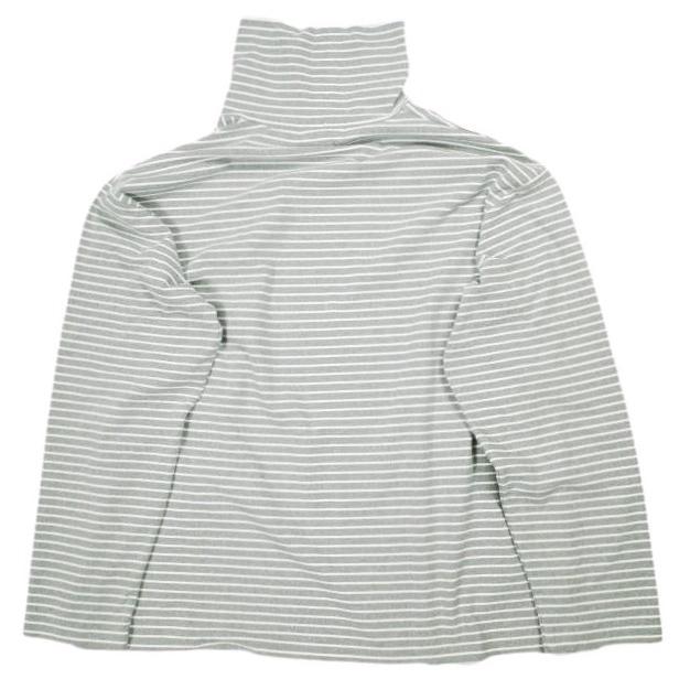 URBAN RESEARCH アーバンリサーチ 23AW 起毛ボーダールーズタートルTシャツ UR37-11B006 L LT.GRAY 長袖 ロングスリーブ タートルネック |  | 01