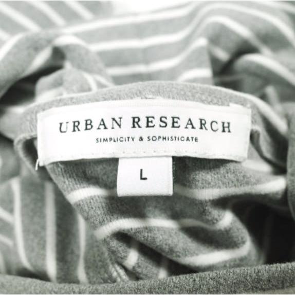 URBAN RESEARCH アーバンリサーチ 23AW 起毛ボーダールーズタートルTシャツ UR37-11B006 L LT.GRAY 長袖 ロングスリーブ タートルネック |  | 06