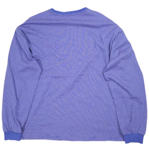 SENSE OF PLACE by URBAN RESEARCH センスオブプレイス アーバンリサーチ 26SS ピンボーダーロングスリーブTシャツ AA26130-1012017 M BLUE |  | 01