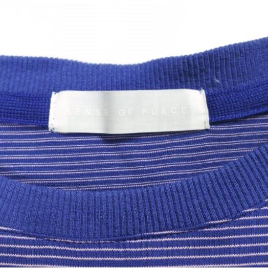 SENSE OF PLACE by URBAN RESEARCH センスオブプレイス アーバンリサーチ 26SS ピンボーダーロングスリーブTシャツ AA26130-1012017 M BLUE |  | 06