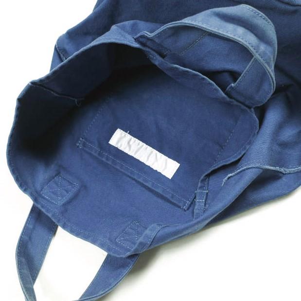 tao COMME des GARCONS タオ コムデギャルソン 24SS 日本製 綿キャンパスパラフィン加工製品洗トートバッグ TM-K202 BLUE Tricot トリコ |  | 03