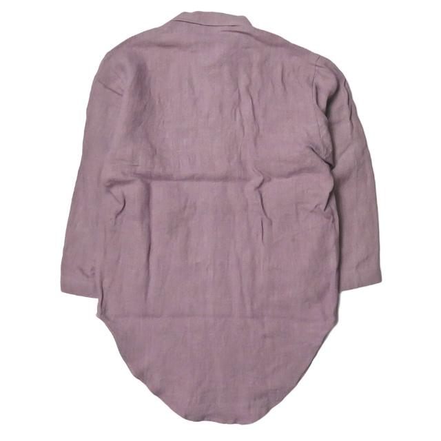新品 Lanefortyfive レーンフォーティーファイブ M510 - Summer Coat リネンステンカラーコート 40 Rose Wood サマーコート アウター g2620 |  | 01