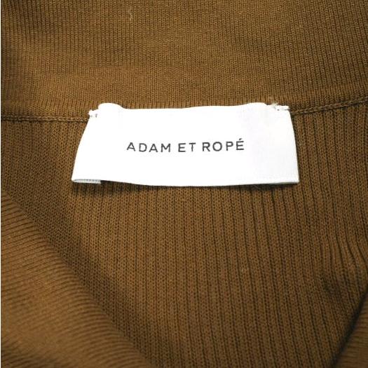 ADAM ET ROPE アダムエロペ 25AW ポロニットリブカーディガン GAK25180 Free キャメルブラウン トップス g26229 |  | 06