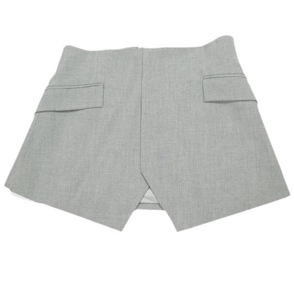 ADAM ET ROPE アダムエロペ 23SS サステナブル コルセットコンビセミワイドパンツ GAS03060 36 グレー スラックス ボトムス g26235 |  | 04