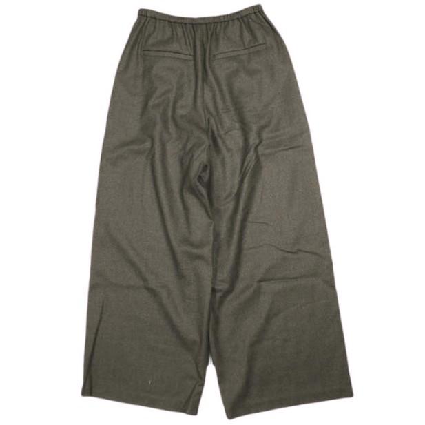 ADAM ET ROPE アダムエロペ 25AW ウールフラノ イージースラックス GAS25140 36 ダークブラウン 2タック パンツ ボトムス g26237 |  | 01