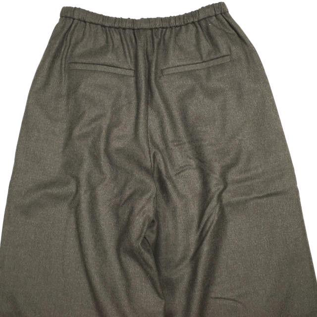 ADAM ET ROPE アダムエロペ 25AW ウールフラノ イージースラックス GAS25140 36 ダークブラウン 2タック パンツ ボトムス g26237 |  | 04