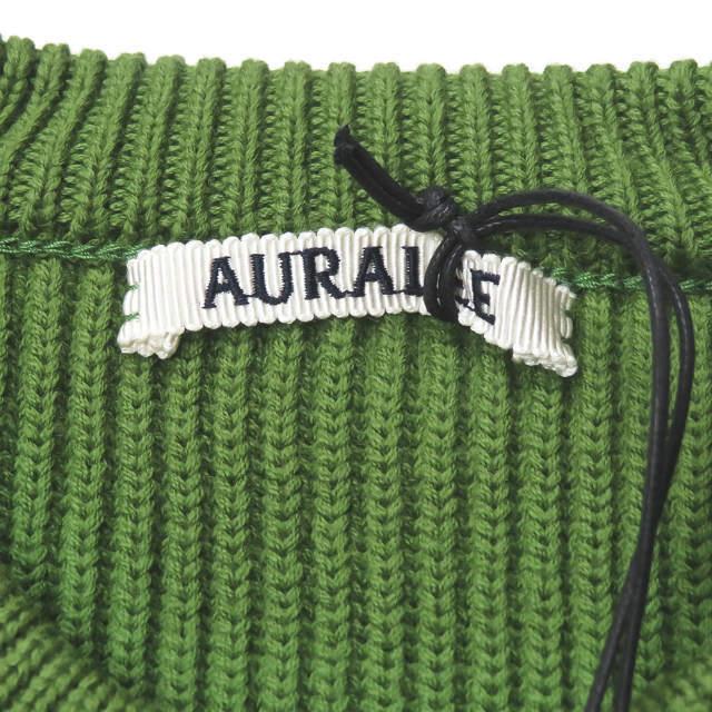 オーラリー AURALEE 19AW 日本製 SUPER FINE WOOL RIB KNIT BIG オーラリー AURALEE 19AW 日本製 SUPER FINE WOOL RIB KNIT BIG