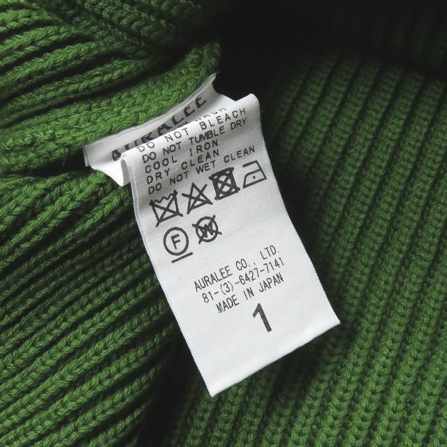 オーラリー AURALEE 19AW 日本製 SUPER FINE WOOL RIB KNIT BIG オーラリー AURALEE 19AW 日本製 SUPER FINE WOOL RIB KNIT BIG