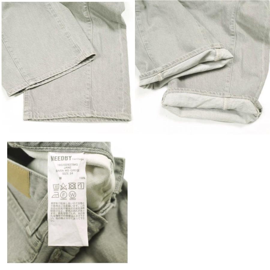 NEEDBY heritage x ADAM ET ROPE ニードバイヘリテージ アダムエロペ 24AW 別注 JANE カーブデニムパンツ 24 IBARA MID GREIGE ジーンズ |  | 09