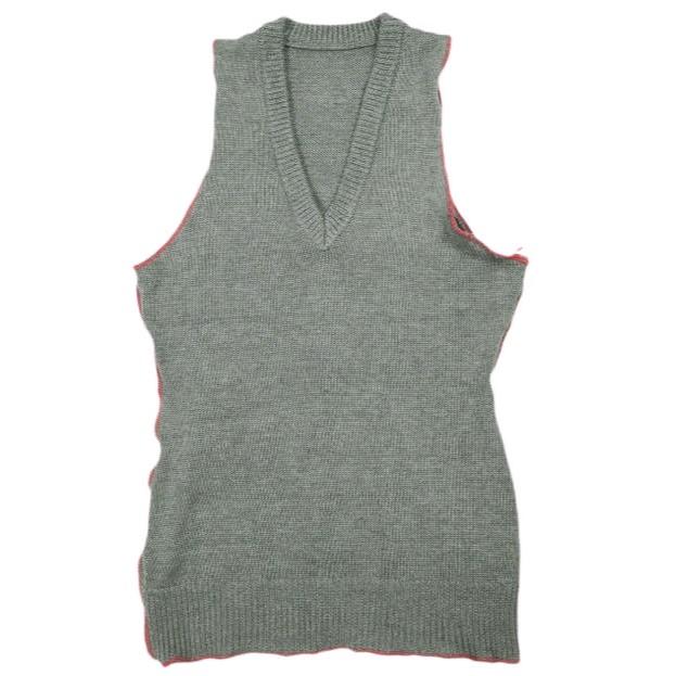 PROVOKE プロヴォーク Remake Style Vest リメイクスタイルベスト PV-020036 Free GRAY セーター Vネック ニット トップス g26243 | 