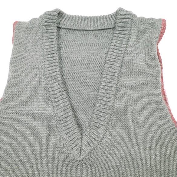 PROVOKE プロヴォーク Remake Style Vest リメイクスタイルベスト PV-020036 Free GRAY セーター Vネック ニット トップス g26243 |  | 02