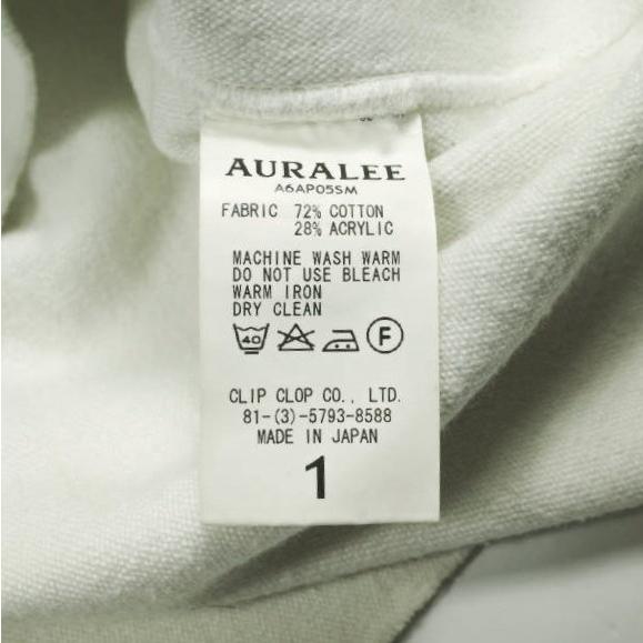 AURALEE オーラリー 日本製 Super Milled Sweat Cut-Off P/O スーパーミルド カットオフスウェットプルオーバー A6AP05SM 1 OFF WHITE |  | 07