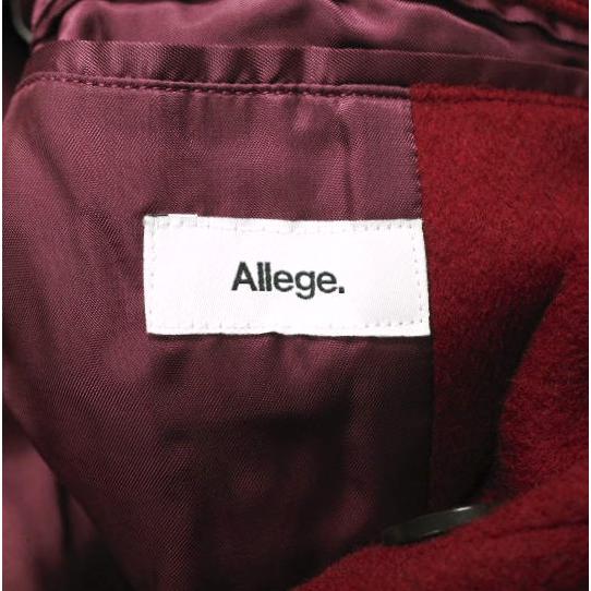 ALLEGE アレッジ 17AW 日本製 メルトンチェスターコート AF17W-CO01 2 ワインレッド ダブル アウター g26255 |  | 07