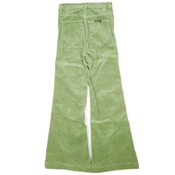 ROLLA'S ローラーズ EASTCOAST FLARE-FERN CORD ハイライズコーデュロイフレアパンツ 14204 25 GREEN ブーツカット ストレッチ ボトムス |  | 01