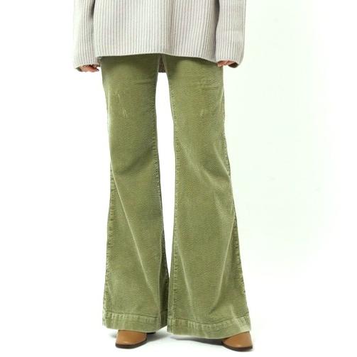 ROLLA'S ローラーズ EASTCOAST FLARE-FERN CORD ハイライズコーデュロイフレアパンツ 14204 25 GREEN ブーツカット ストレッチ ボトムス |  | 02