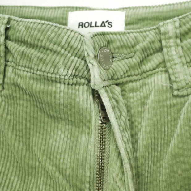 ROLLA'S ローラーズ EASTCOAST FLARE-FERN CORD ハイライズコーデュロイフレアパンツ 14204 25 GREEN ブーツカット ストレッチ ボトムス |  | 05
