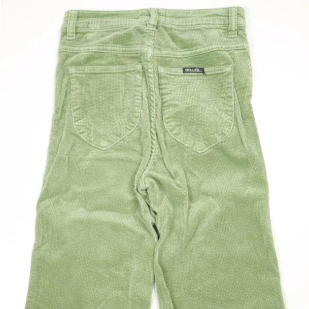 ROLLA'S ローラーズ EASTCOAST FLARE-FERN CORD ハイライズコーデュロイフレアパンツ 14204 25 GREEN ブーツカット ストレッチ ボトムス |  | 06