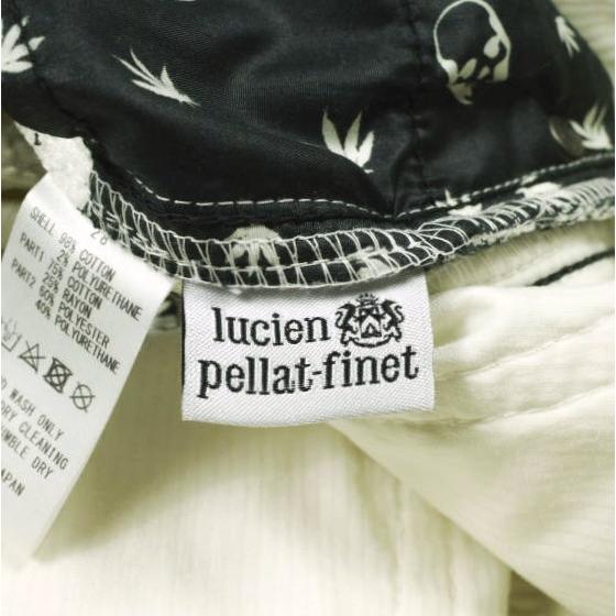 Lucien Pellat-Finet ルシアンペラフィネ 日本製 サイドラインストレッチコーデュロイパンツ 28 OFF WHITE スリム ボトムス g26271 |  | 08