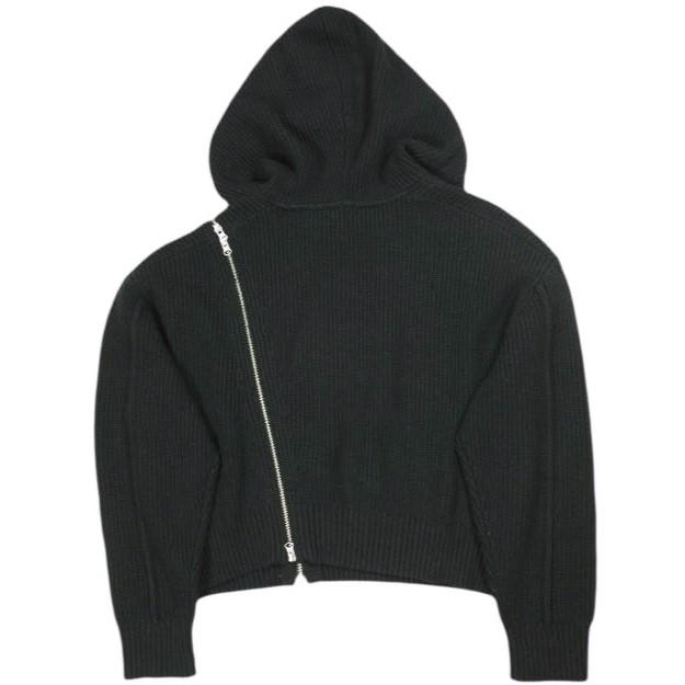KITH NYC キスニューヨークシティ 25AW Women Juni Zipper Sweater Hoodie ジッパー付きセーターパーカー 25080061000540 XS BLACK ニット |  | 01