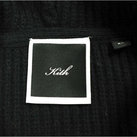 KITH NYC キスニューヨークシティ 25AW Women Juni Zipper Sweater Hoodie ジッパー付きセーターパーカー 25080061000540 XS BLACK ニット |  | 03
