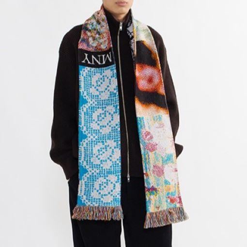 Montmartre New York モンマルトルニューヨーク Pure Memories Scarf フリンジマフラー MULTI ニット スカーフ g26280 |  | 03