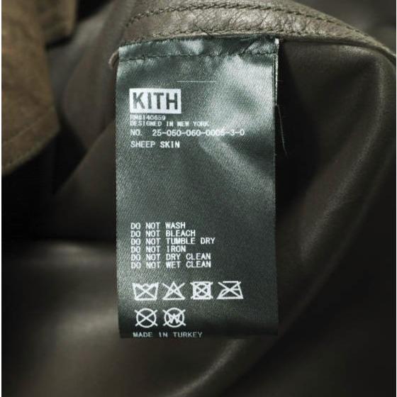 KITH NYC キスニューヨークシティ 25AW Suede Apollo Shirt スエードアポロシャツ 2505006000530 M Derby ラムレザージャケット トップス |  | 08