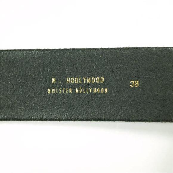 Rooster King ＆ Co. x N.HOOLYWOOD ルースターキング エヌハリウッド Buckleless Leather Belt バックルレスレザーベルト 38 ブラック |  | 06