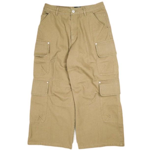 Danke Schon ダンケシェーン 25SS DUCK FLARE BAGGY CARGO PANTS ダックフレアバギーカーゴパンツ UNS25140 L BEIGE ワイド ボトムス | 