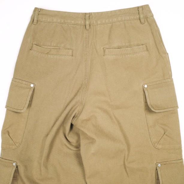 Danke Schon ダンケシェーン 25SS DUCK FLARE BAGGY CARGO PANTS ダックフレアバギーカーゴパンツ UNS25140 L BEIGE ワイド ボトムス |  | 05