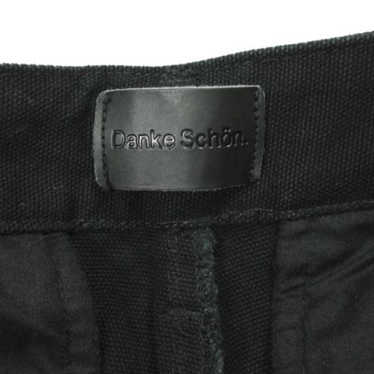 Danke Schon ダンケシェーン 25SS DUCK FLARE BAGGY CARGO PANTS ダックフレアバギーカーゴパンツ UNS25140 L BLACK ワイド ボトムス |  | 02