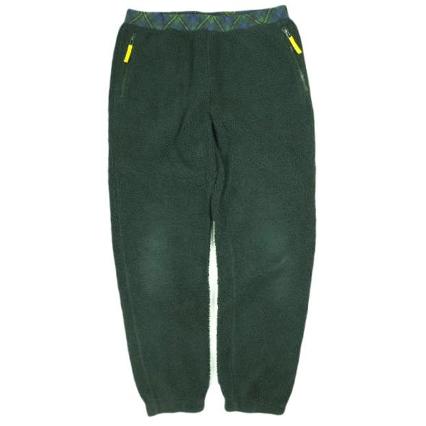J.W.Anderson x UNIQLO ジェイダブリューアンダーソン ユニクロ 別注 ボアフリースパンツ 341-446292 L Dark Green ボトムス g26295 | 
