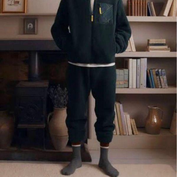 J.W.Anderson x UNIQLO ジェイダブリューアンダーソン ユニクロ 別注 ボアフリースパンツ 341-446292 L Dark Green ボトムス g26295 |  | 02