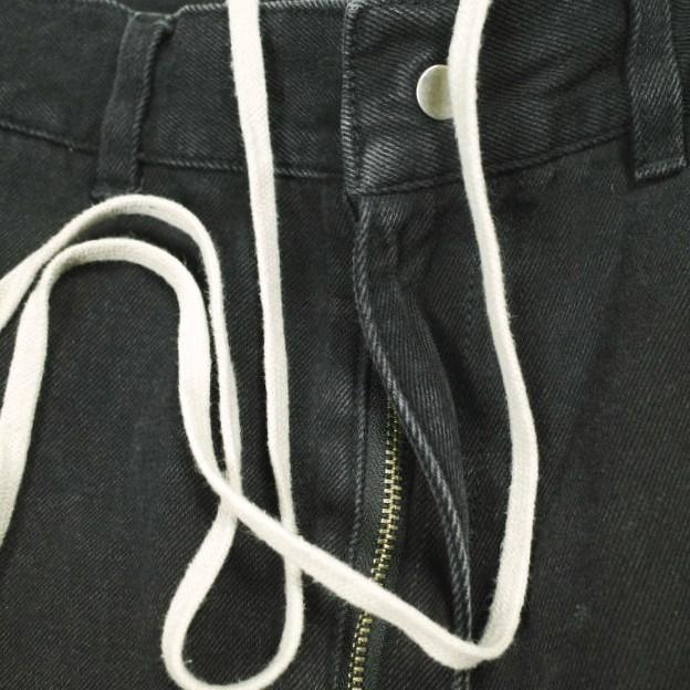 Danke Schon ダンケシェーン 24AW 11oz DENIM HOOK SNAP POCKET CARGO PANTS デニムホックスナップポケットカーゴパンツ BLACK サンプル品 |  | 04