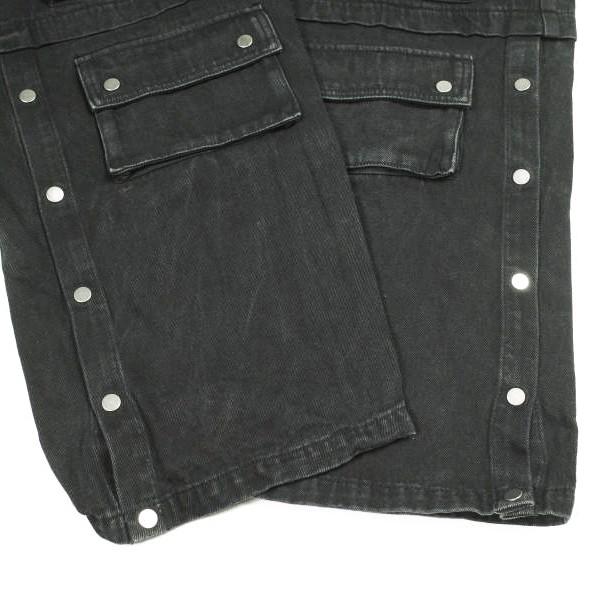Danke Schon ダンケシェーン 24AW 11oz DENIM HOOK SNAP POCKET CARGO PANTS デニムホックスナップポケットカーゴパンツ BLACK サンプル品 |  | 06