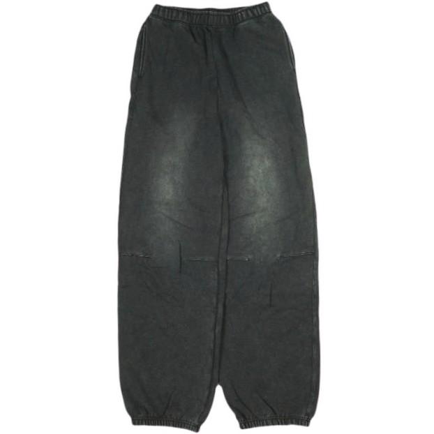 Danke Schon ダンケシェーン WEB＆DEPOT限定 SULFUR SWEAT PANTS 硫化染め スウェットパンツ Free BLACK イージー 裏毛 サンプル品 g26323 | 